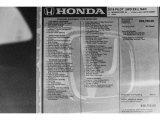 2019 Honda Pilot EX-L Window Sticker