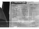 2019 Honda Pilot EX Window Sticker