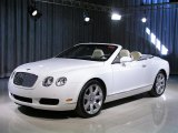2007 Glacier White Bentley Continental GTC  #130602
