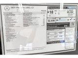 2019 Mercedes-Benz AMG GT Coupe Window Sticker