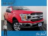 2018 Race Red Ford F150 XLT SuperCrew 4x4 #130889405