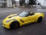2019 Chevrolet Corvette Grand Sport Convertible Front 3/4 View