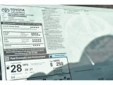 2019 Toyota Highlander Hybrid XLE AWD Window Sticker