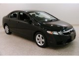 2011 Crystal Black Pearl Honda Civic LX-S Sedan #130918465