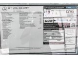2019 Mercedes-Benz GLE 43 AMG 4Matic Window Sticker