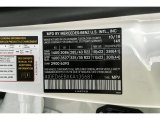 2019 GLE Color Code for Polar White - Color Code: 149