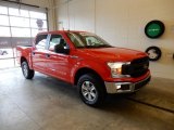 Race Red Ford F150 in 2018