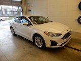 2019 White Platinum Ford Fusion Hybrid SE #130983795