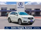 2019 White Diamond Pearl Acura MDX  #130983734