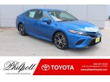 2019 Blue Streak Metallic Toyota Camry SE #131009701