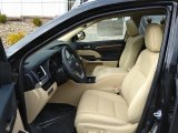 2019 Toyota Highlander Hybrid Limited AWD Almond Interior