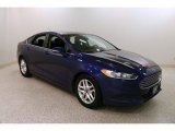 2013 Deep Impact Blue Metallic Ford Fusion SE #131048245