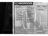 2019 Honda Civic LX Sedan Window Sticker