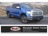 Blazing Blue Pearl Toyota Tundra in 2016