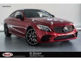 2019 designo Cardinal Red Metallic Mercedes-Benz C 300 Coupe #131072828