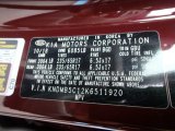 2019 Sedona Color Code for Venetian Red - Color Code: BGD