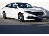 2019 Platinum White Pearl Honda Civic LX Sedan #131109618