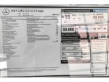 2019 Mercedes-Benz GLE 63 S AMG 4Matic Coupe Window Sticker