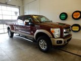 2012 Autumn Red Ford F350 Super Duty King Ranch Crew Cab 4x4 #131125412