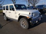 2019 Bright White Jeep Wrangler Unlimited Sahara 4x4 #131125346