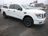 2019 Pearl White Nissan TITAN XD PRO-4X Crew Cab 4x4 #131149437