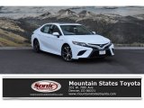 2019 Super White Toyota Camry SE #131149243