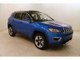 2018 Laser Blue Pearl Jeep Compass Limited 4x4 #131203780