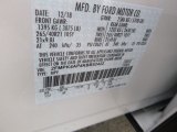 2019 Edge Color Code for White Platinum - Color Code: UG