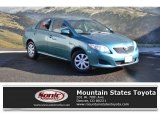 2010 Blue Streak Metallic Toyota Corolla LE #131220512