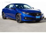 2019 Agean Blue Metallic Honda Civic Sport Coupe #131220607