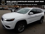 2019 Bright White Jeep Cherokee Latitude Plus 4x4 #131317270