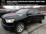 2019 Diamond Black Crystal Pearl Ram 1500 Big Horn Crew Cab 4x4 #131317246