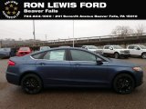 2019 Blue Metallic Ford Fusion SE AWD #131338231