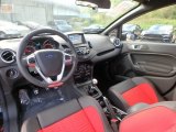 2018 Ford Fiesta ST Hatchback Molten Orange/Charcoal Recaro Interior