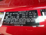 2019 Forte Color Code for Currant Red - Color Code: R4R