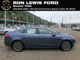 2018 Blue Metallic Ford Fusion SE #131338160