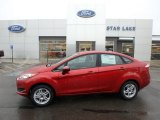 2019 Hot Pepper Red Ford Fiesta SE Sedan #131338530