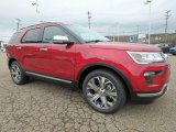 2018 Ford Explorer Platinum 4WD Front 3/4 View