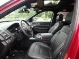 2018 Ford Explorer Platinum 4WD Ebony Black Interior