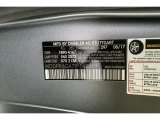 2018 SLC Color Code for designo Shadow Grey Magno (Matte) - Color Code: 297