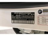 2019 E Color Code for designo Diamond White Metallic - Color Code: 799