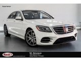 2019 designo Diamond White Metallic Mercedes-Benz S 560 Sedan #131412653