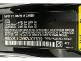 2019 M2 Color Code for Black Sapphire Metallic - Color Code: 475