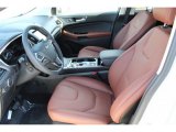 2019 Ford Edge Titanium Cognac Interior