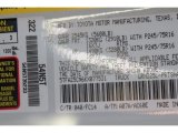 2019 Tacoma Color Code for Super White - Color Code: 040