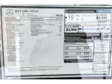 2019 Mercedes-Benz GLS 63 AMG 4Matic Window Sticker