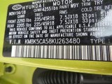 2019 Kona Color Code for Lime Twist - Color Code: W9Y