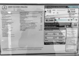 2019 Mercedes-Benz GLS 450 4Matic Window Sticker