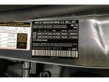 2019 GLE Color Code for Selenite Grey Metallic - Color Code: 992