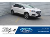 2019 White Platinum Ford Edge SEL AWD #131465272